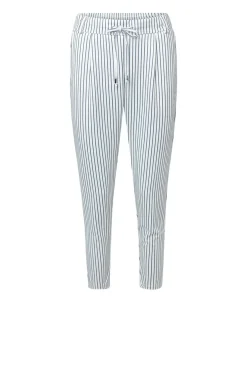 /Blauw Gestreepte Jogger-Norah Best