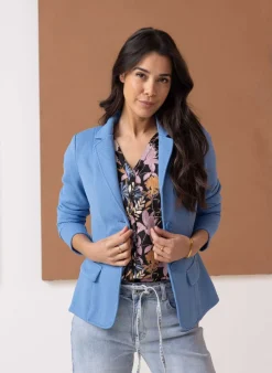 Blauwe Blazer-Norah Outlet