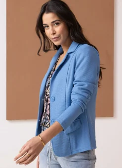Blauwe Blazer-Norah Outlet