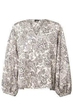 Blouse Met Glans-Norah Sale