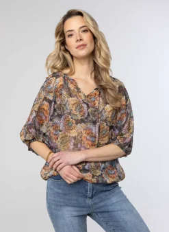 Blouse Met Koordjes-Norah