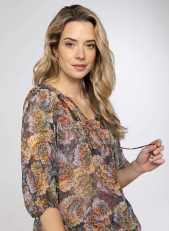Blouse Met Koordjes-Norah