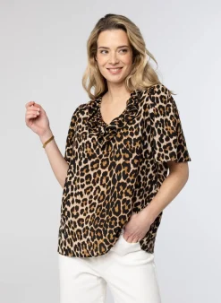 Blouse Met Panterprint-Norah Hot