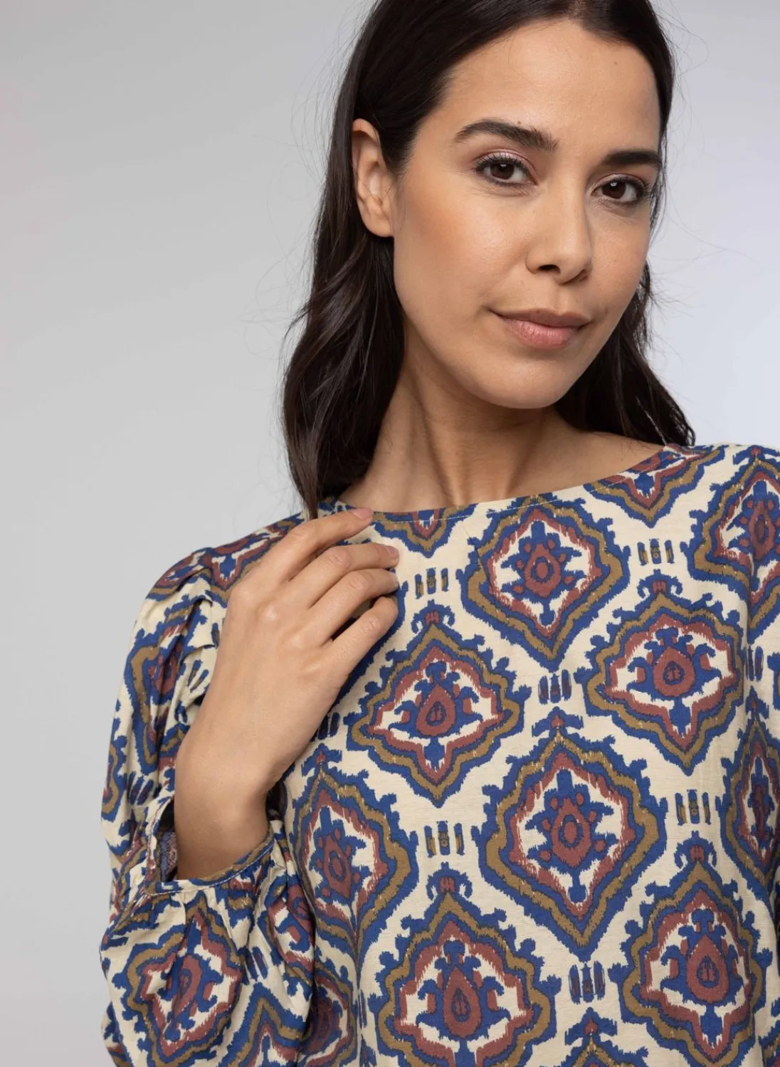 Blouse Met Pofmouwen-Norah Outlet