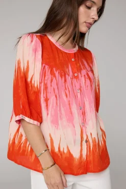 Blouse Oranje-Norah Outlet