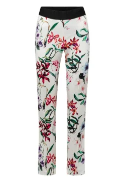 Broek Met Levendige Bloemenprint-Norah Hot