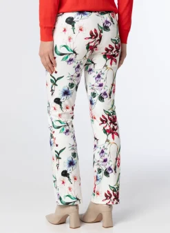 Broek Met Levendige Bloemenprint-Norah Hot