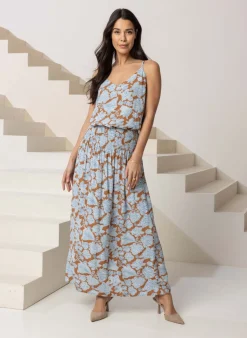 Bruine Bloemenrok-Norah Hot