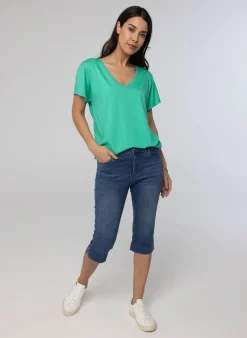 Driekwart Broek Denim-Norah Discount