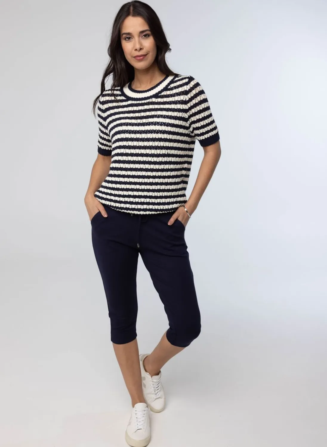 Driekwart Broek Donker-Norah Best