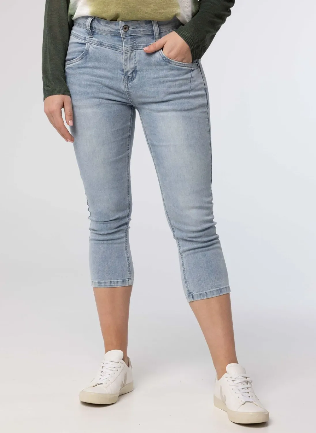 Driekwart Denim Jeans-Norah