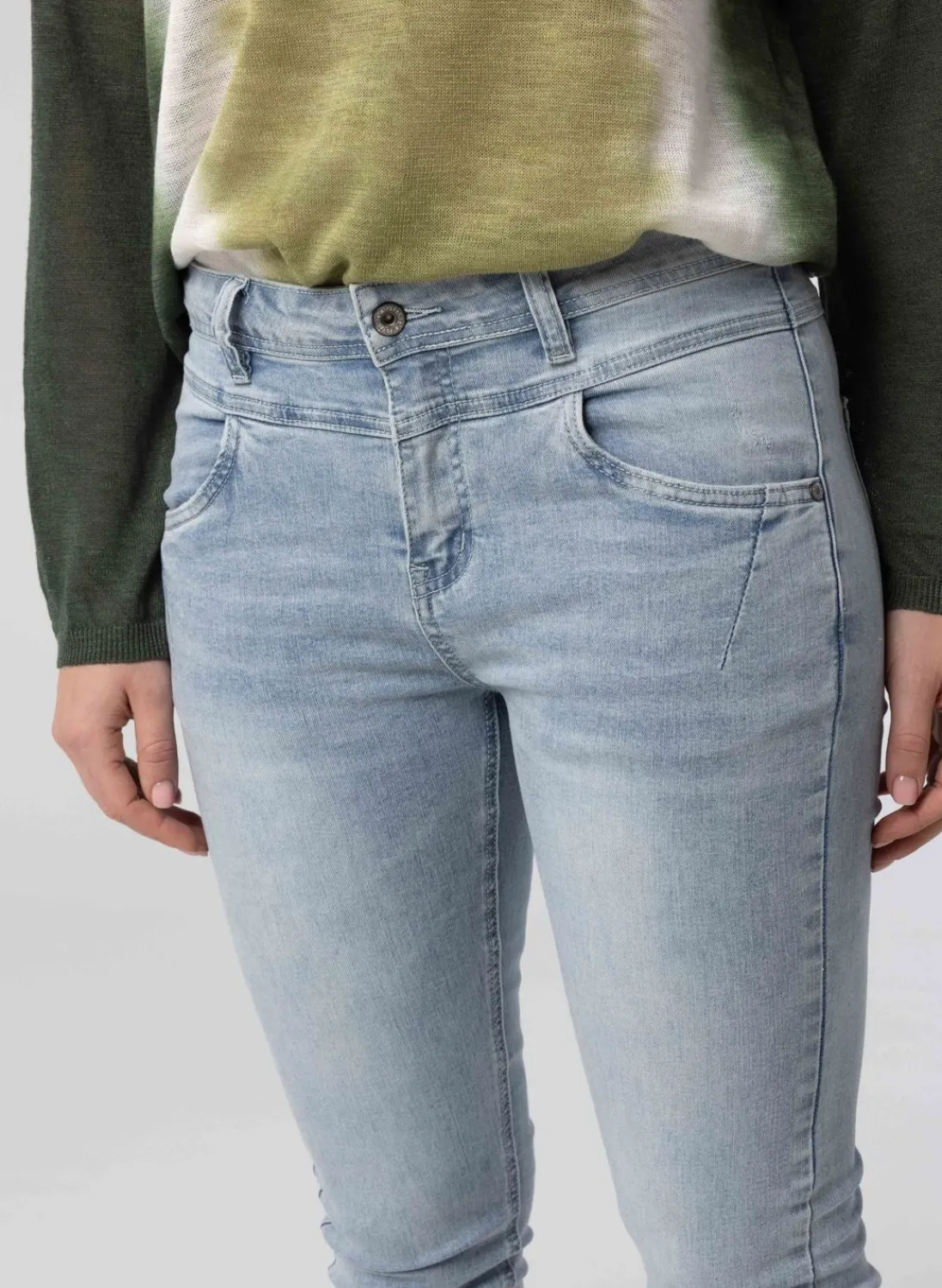 Driekwart Denim Jeans-Norah