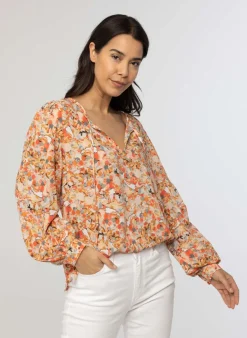 E Blouse Met Koordjes-Norah Sale