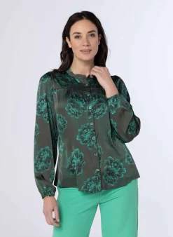 E Blouse Van Polyester-Satijn-Norah Discount