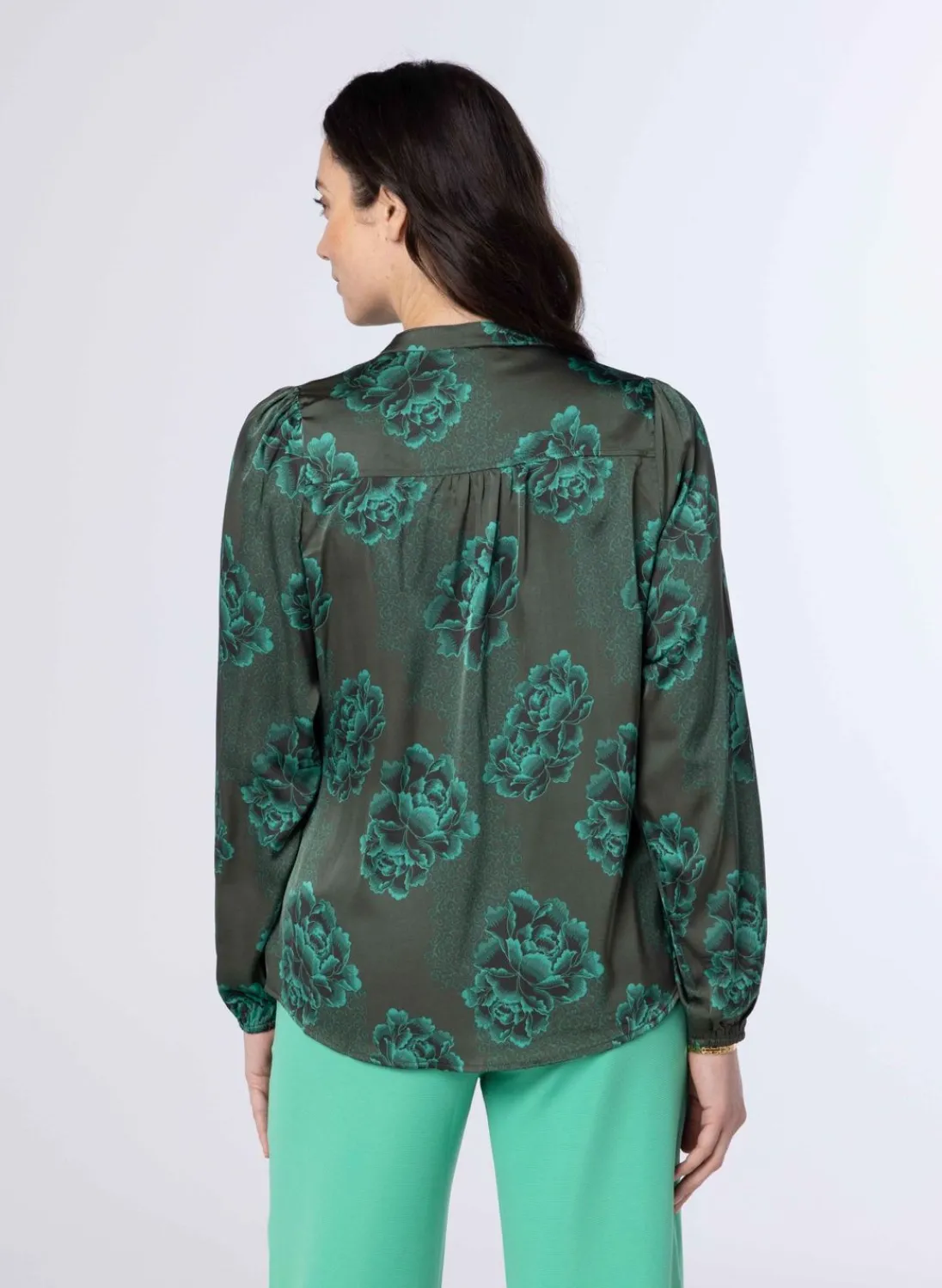 E Blouse Van Polyester-Satijn-Norah Discount