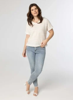 E Denim Broek Van Katoenmix-Norah Clearance