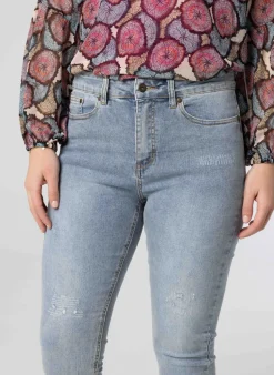 E Denim Broek Van Katoenmix-Norah Clearance