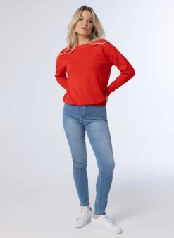 E Denim Broek Van Katoenmix-Norah Sale