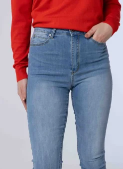 E Denim Broek Van Katoenmix-Norah Sale