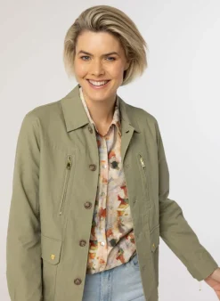 E Denim Jacket-Norah Sale