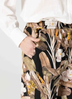 E Dun Geweven Broek-Norah Best