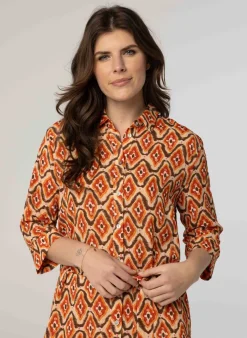 Enkellange Jurk Met Print-Norah New