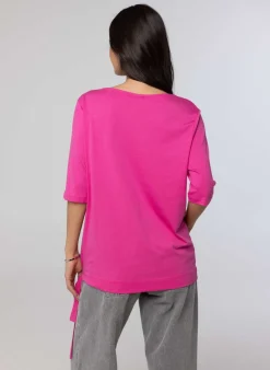 Fuchsia Shirt Met Strik-Norah
