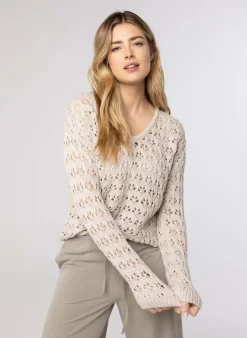 Gebreide Trui Taupe-Norah