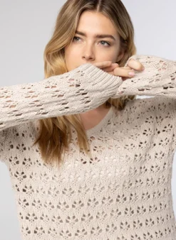 Gebreide Trui Taupe-Norah