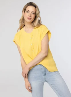 Gele Blouse-Norah Outlet