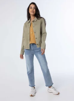 Gele Blouse Met Kapmouwen-Norah New