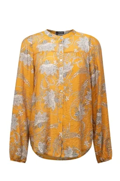 Gele Blouse Met Pofmouwen-Norah Best