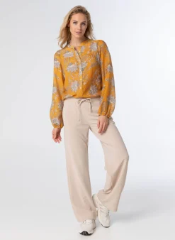 Gele Blouse Met Pofmouwen-Norah Best