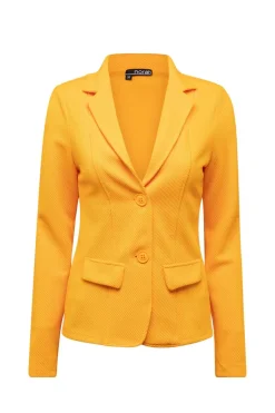 Gele Getailleerde Blazer-Norah Online