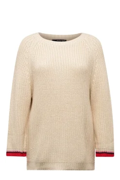 Gele Grof Gebreide Trui-Norah New