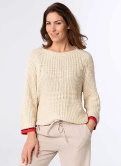 Gele Grof Gebreide Trui-Norah New