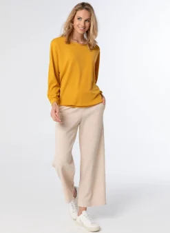 Gele Trui Met Lange Mouwen-Norah