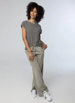 Gestreept Shirt Zwart/Ecru-Norah Best