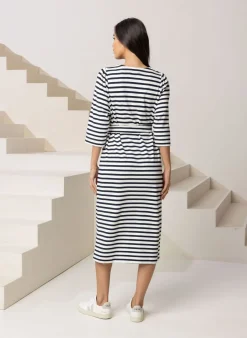 Gestreepte Midi Dress-Norah Best