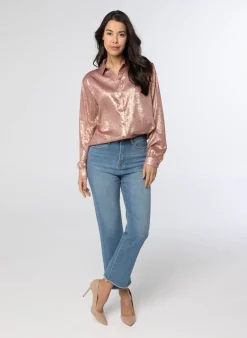 Glimmende Blouse-Norah Clearance