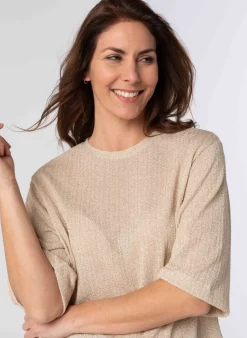 Gouden Metallic Trui-Norah