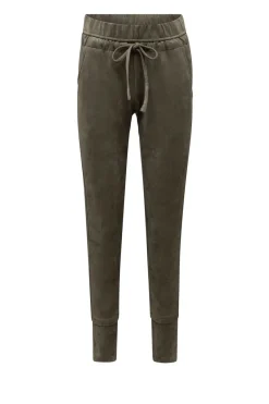 Grijze Broek Van Suedine-Norah Discount