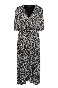 Jurk Met Print Wit-Norah Clearance