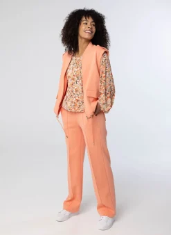 Koraalkleurig Gilet-Norah Best