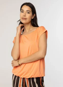 Koraalkleurig Shirt-Norah Sale