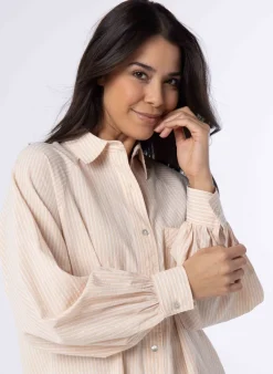 Lange Blouse Met Pofmouwen-Norah Hot
