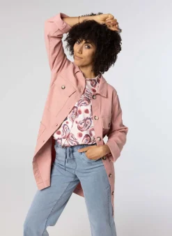 Lange Denim Jacket-Norah Sale