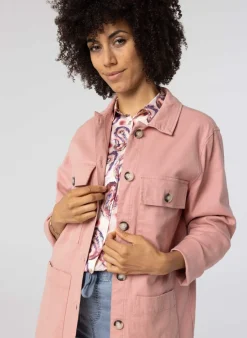 Lange Denim Jacket-Norah Sale