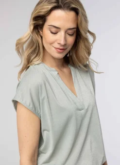 Lichtgroen Shirt-Norah Hot