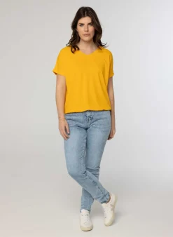 Mangokleurig Shirt-Norah Discount